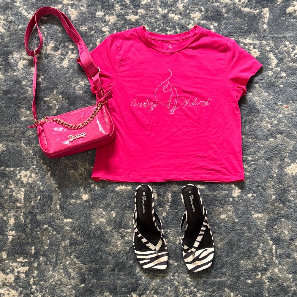 💖 Y2K Baddie Costume Set | Juicy Couture, Baby Phat & Zebra Heels 💖